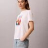 Tricou clasic cu imprimeu floral Tricou clasic cu imprimeu floral