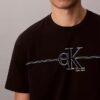 Tricou clasic cu imprimeu Monogram Line
