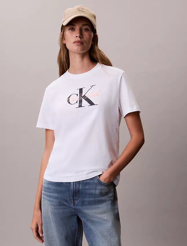 Tricou clasic cu imprimeu Script Monologo Tricou clasic cu imprimeu Script Monologo