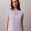 Tricou clasic cu logo Calvin Script
