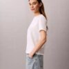 Tricou clasic cu logo Calvin Script