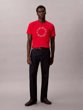 Tricou clasic cu logo circular Tricou clasic cu logo circular