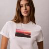 Tricou clasic cu logo City Sunset