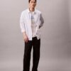 Tricou clasic cu logo decolorat