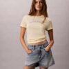 Tricou clasic cu logo din fetru Tricou clasic cu logo din fetru
