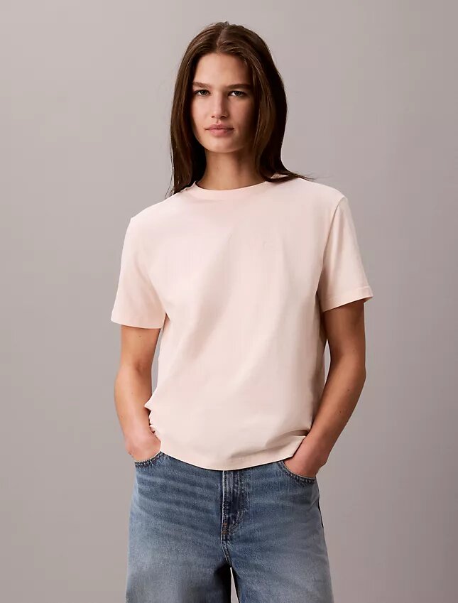 Tricou clasic cu logo din fetru Tricou clasic cu logo din fetru