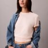 Tricou clasic cu logo din fetru Tricou clasic cu logo din fetru
