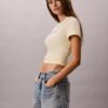 Tricou clasic cu logo din fetru Tricou clasic cu logo din fetru