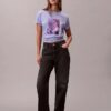 Tricou clasic cu logo floral Tricou clasic cu logo floral