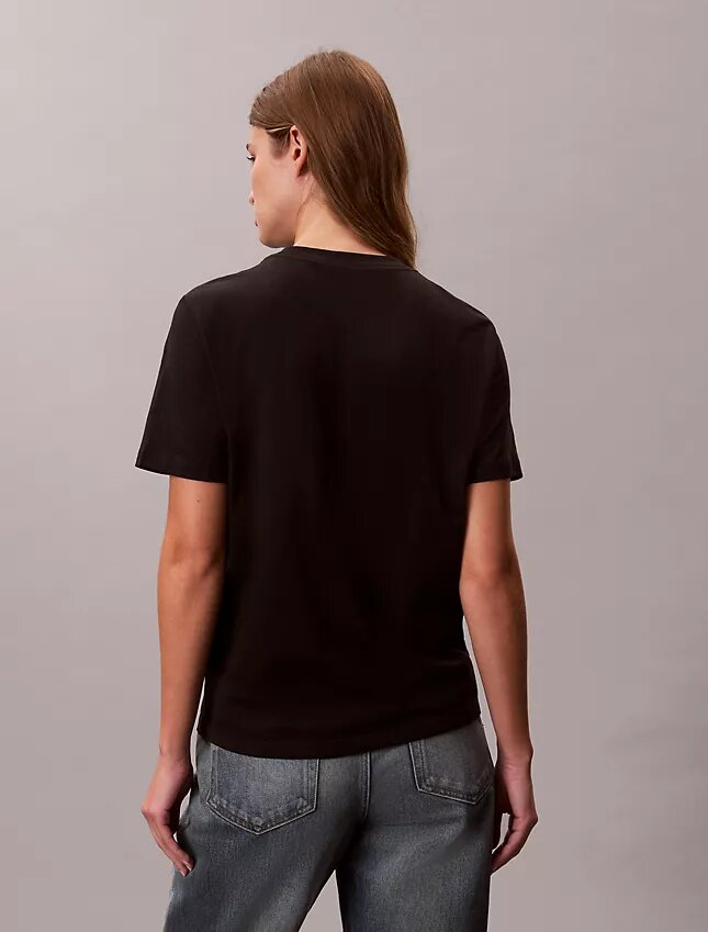 Tricou clasic cu logo floral Tricou clasic cu logo floral