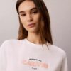 Tricou clasic cu logo grafic îndrăzneț Tricou clasic cu logo grafic îndrăzneț
