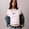 Tricou clasic cu logo inimă Tricou clasic cu logo inimă
