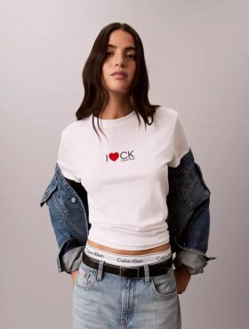 Tricou clasic cu logo inimă
