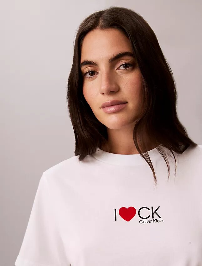 Tricou clasic cu logo inimă Tricou clasic cu logo inimă