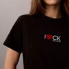 Tricou clasic cu logo inimă Tricou clasic cu logo inimă
