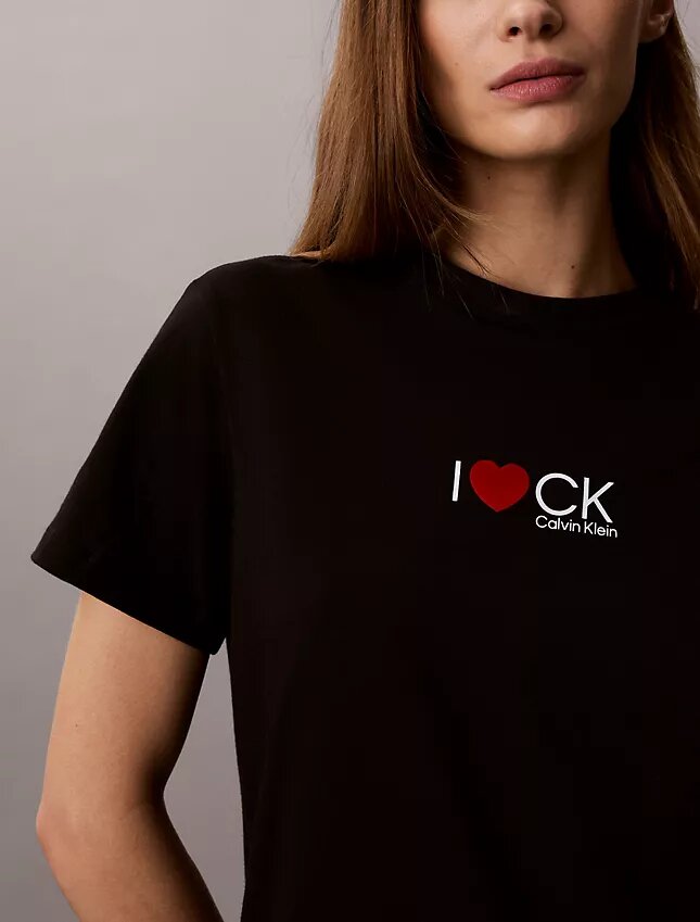 Tricou clasic cu logo inimă Tricou clasic cu logo inimă