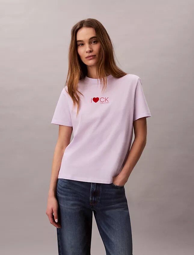 Tricou clasic cu logo inimă Tricou clasic cu logo inimă