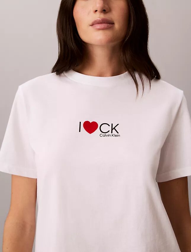 Tricou clasic cu logo inimă Tricou clasic cu logo inimă