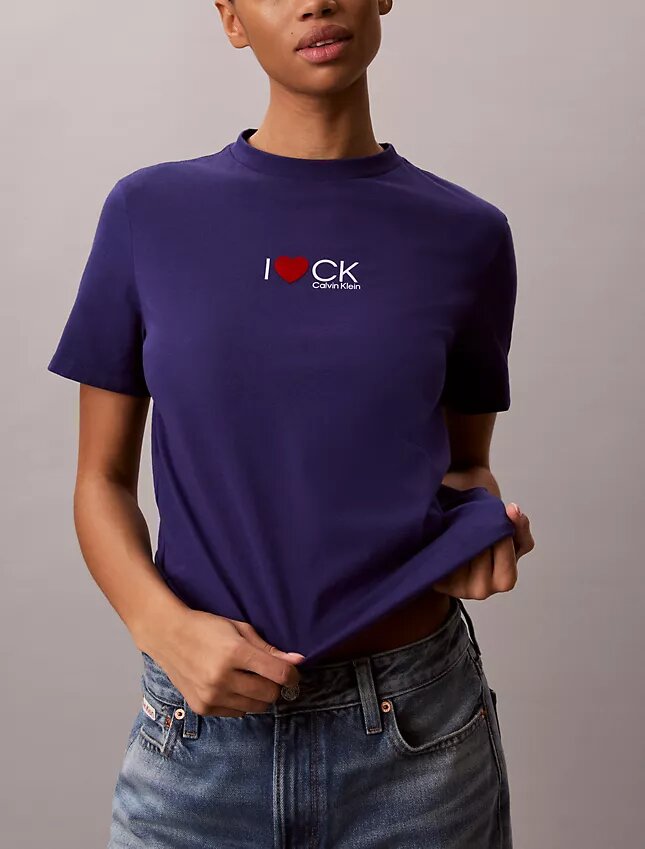 Tricou clasic cu logo inimă Tricou clasic cu logo inimă