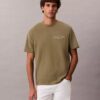 Tricou clasic cu logo mic imprimat