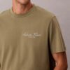 Tricou clasic cu logo mic imprimat