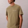 Tricou clasic cu logo mic imprimat