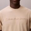 Tricou clasic cu logo în relief