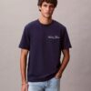 Tricou clasic cu logo script mic Tricou clasic cu logo script mic