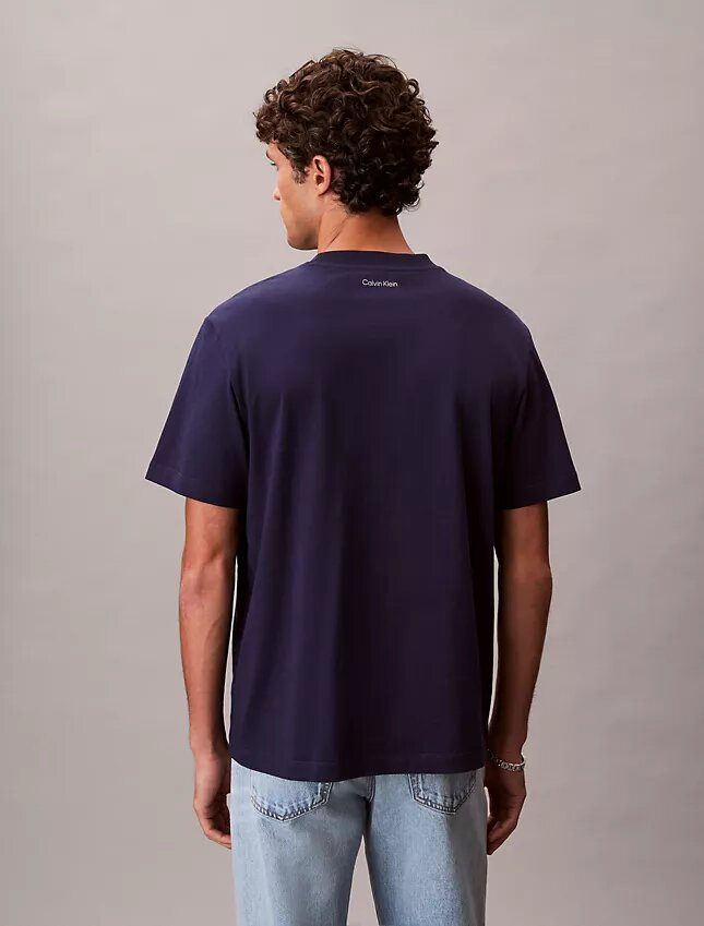 Tricou clasic cu logo script mic Tricou clasic cu logo script mic