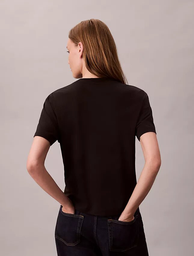 Tricou clasic cu logo Supima Cotton Tricou clasic cu logo Supima Cotton