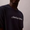 Tricou clasic cu logo tipărit cu litere mici