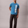 Tricou clasic cu logo vertical
