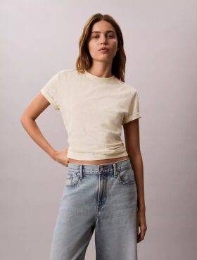 Tricou clasic cu Monogram decolorată pe toată suprafața