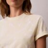 Tricou clasic cu Monogram decolorată pe toată suprafața Tricou clasic cu Monogram decolorată pe toată suprafața
