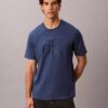 Tricou clasic cu Monogram în relief