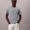 Tricou clasic cu Monogram în relief