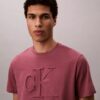 Tricou clasic cu Monogram în relief