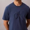 Tricou clasic cu Monogram în relief
