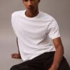 Tricou clasic cu Monogram pe toată suprafața, din bumbac Liquid Touch Tricou clasic cu Monogram pe toată suprafața, din bumbac Liquid Touch