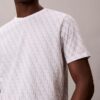 Tricou clasic cu Monogram pe toată suprafața, din bumbac Liquid Touch Tricou clasic cu Monogram pe toată suprafața, din bumbac Liquid Touch