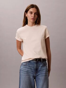 Tricou clasic din jersey răcoros cu imprimeu solar