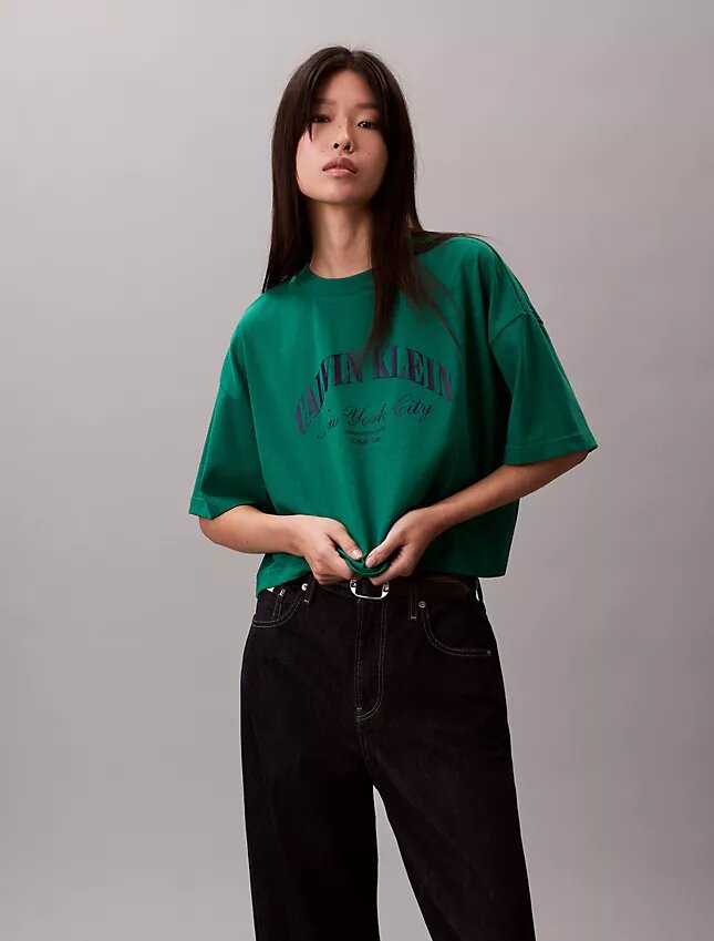 Tricou clasic Heritage cu croială dreptă Tricou clasic Heritage cu croială dreptă
