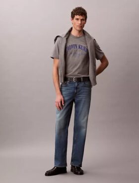 Tricou clasic Heritage din material froté, cu croială lejeră