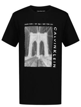 Tricou clasic pentru băieți cu imprimeu Bridge Logo Tricou clasic pentru băieți cu imprimeu Bridge Logo