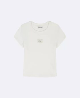 Tricou clasic pentru fete, cu imprimeu Monologo