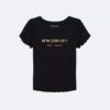 Tricou clasic pentru fete cu logo-ul New York City