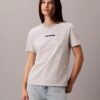 Tricou cu dungi și logo Ck Tricou cu dungi și logo Ck