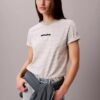 Tricou cu dungi și logo Ck Tricou cu dungi și logo Ck