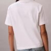 Tricou cu guler rotund, croială dreaptă și logo standard Tricou cu guler rotund, croială dreaptă și logo standard