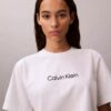 Tricou cu guler rotund, croială dreaptă și logo standard Tricou cu guler rotund, croială dreaptă și logo standard